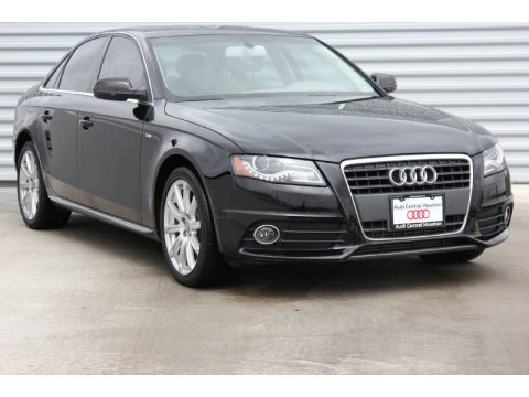Brilliant Black Audi A4 2.0T Sedan.  Click to enlarge.