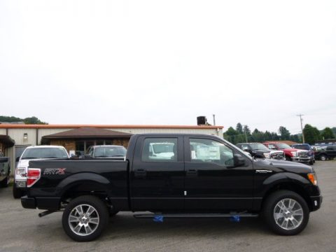 Tuxedo Black Ford F150 STX SuperCrew 4x4.  Click to enlarge.
