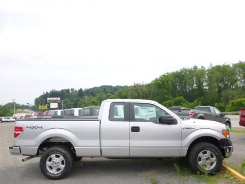 Ingot Silver Ford F150 XLT SuperCab 4x4.  Click to enlarge.