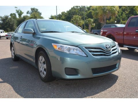Aloe Green Metallic Toyota Camry LE.  Click to enlarge.