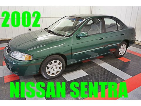 Mystic Green Nissan Sentra GXE.  Click to enlarge.