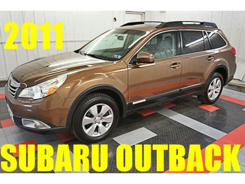 Caramel Bronze Pearl Subaru Outback 3.6R Limited Wagon.  Click to enlarge.