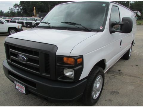 Oxford White Ford E Series Van E150 Commercial.  Click to enlarge.
