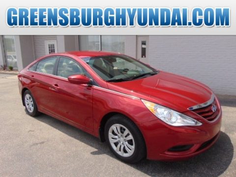 Sparkling Ruby Hyundai Sonata GLS.  Click to enlarge.