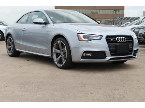 Florett Silver Metallic Audi S5 3.0T Premium Plus quattro Coupe.  Click to enlarge.