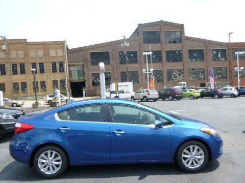 Abyss Blue Kia Forte EX.  Click to enlarge.