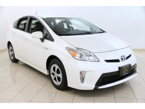Blizzard White Pearl Toyota Prius Two Hybrid.  Click to enlarge.