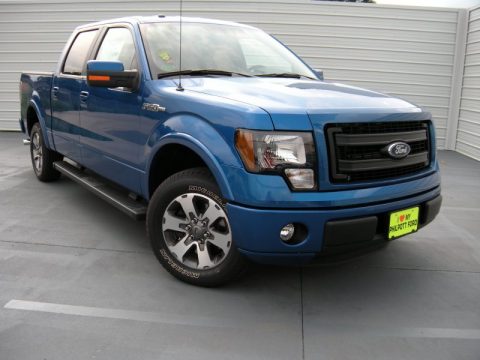Blue Flame Ford F150 FX2 SuperCrew.  Click to enlarge.