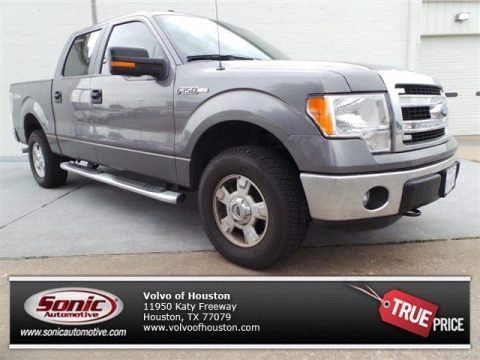 Sterling Gray Metallic Ford F150 XLT SuperCrew 4x4.  Click to enlarge.