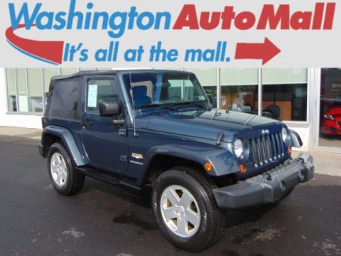 Steel Blue Metallic Jeep Wrangler Sahara 4x4. Click to enlarge. Steel Blue Metallic Jeep Wrangler Sahara 4x4. Click to enlarge.