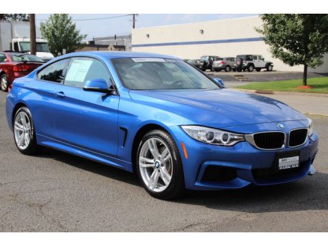 Estoril Blue BMW 4 Series 428i xDrive Coupe.  Click to enlarge.