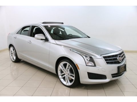 Radiant Silver Metallic Cadillac ATS 2.0L Turbo.  Click to enlarge.