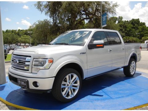 Ingot Silver Ford F150 Limited SuperCrew 4x4.  Click to enlarge.
