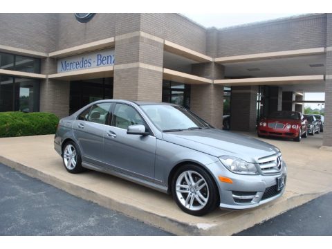 Palladium Silver Metallic Mercedes-Benz C 300 Sport 4Matic.  Click to enlarge.