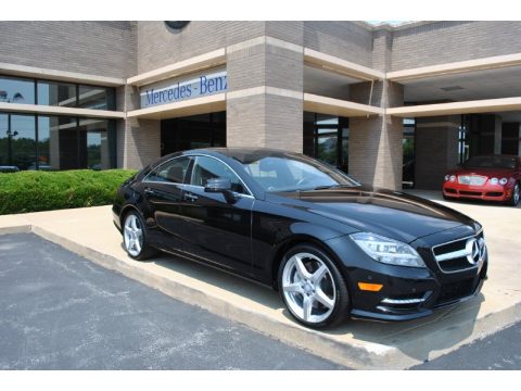 Black Mercedes-Benz CLS 550 4Matic Coupe.  Click to enlarge.