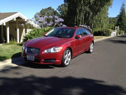 Radiance Red Metallic Jaguar XF Supercharged.  Click to enlarge.