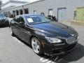 Front 3/4 View of 2013 BMW 6 Series 650i xDrive Gran Coupe #7