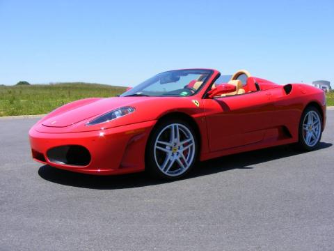 Rosso Scuderia (Red) Ferrari F430 Spider.  Click to enlarge.