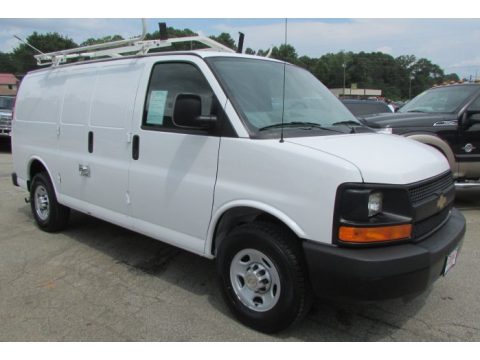 Summit White Chevrolet Express 2500 Work Van.  Click to enlarge.