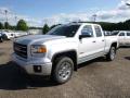 Front 3/4 View of 2014 GMC Sierra 1500 SLT Double Cab 4x4 #1