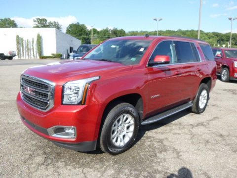 Crystal Red Tintcoat GMC Yukon SLE 4WD.  Click to enlarge.
