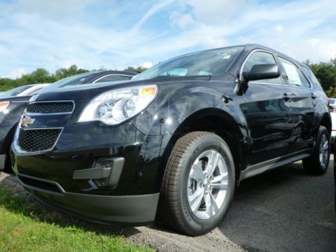 Black Chevrolet Equinox LS.  Click to enlarge.