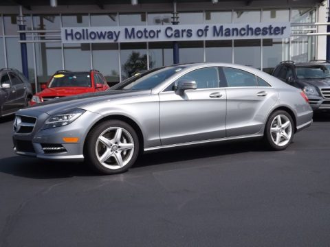 Palladium Silver Metallic Mercedes-Benz CLS 550 4Matic Coupe.  Click to enlarge.