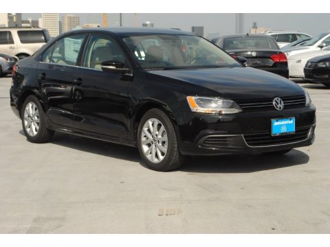 Black Volkswagen Jetta SE Sedan.  Click to enlarge.