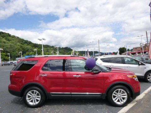 Red Candy Metallic Ford Explorer XLT.  Click to enlarge.