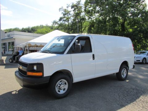 Summit White Chevrolet Express 2500 Cargo WT.  Click to enlarge.