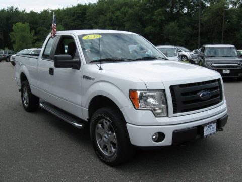 Oxford White Ford F150 STX SuperCab 4x4.  Click to enlarge.