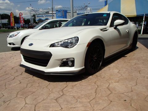 Crystal White Pearl Subaru BRZ Series.Blue Special Edition.  Click to enlarge.