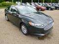 Front 3/4 View of 2015 Ford Fusion S #2