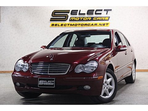 Bordeaux Red Metallic Mercedes-Benz C 240 Sedan.  Click to enlarge.