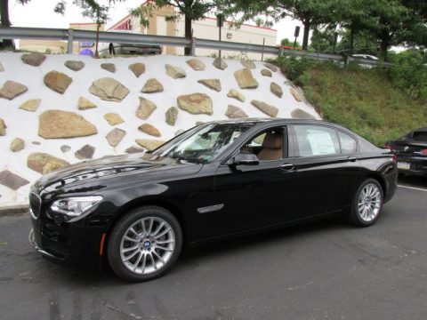 Jet Black BMW 7 Series 750Li xDrive Sedan.  Click to enlarge.