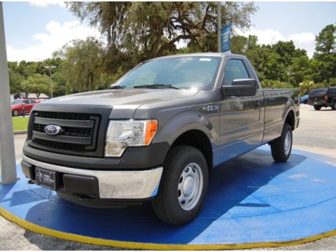Sterling Grey Ford F150 XL Regular Cab 4x4.  Click to enlarge.