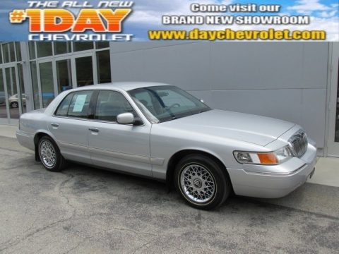 Silver Frost Metallic Mercury Grand Marquis GS.  Click to enlarge.