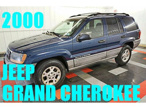 Patriot Blue Pearlcoat Jeep Grand Cherokee Laredo 4x4.  Click to enlarge.