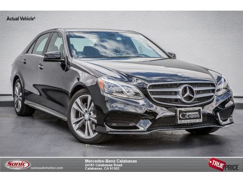 Black Mercedes-Benz E 350 Sport Sedan.  Click to enlarge.