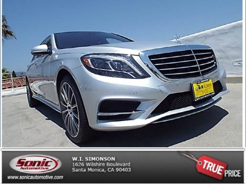Iridium Silver Metallic Mercedes-Benz S 550 Sedan.  Click to enlarge.