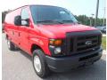Front 3/4 View of 2012 Ford E Series Van E250 Cargo #3