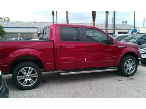 Ruby Red Ford F150 Lariat SuperCrew.  Click to enlarge.