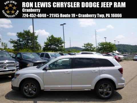 Bright Silver Metallic Dodge Journey Crossroad AWD.  Click to enlarge.