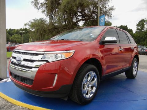 Red Candy Metallic Ford Edge SEL.  Click to enlarge.