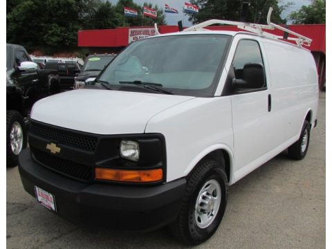 Summit White Chevrolet Express 2500 Work Van.  Click to enlarge.