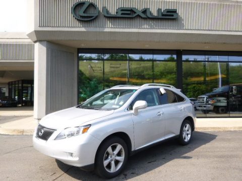 Tungsten Silver Metallic Lexus RX 350 AWD.  Click to enlarge.