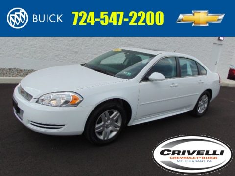 Summit White Chevrolet Impala LT.  Click to enlarge.