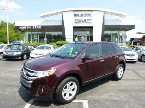Bordeaux Reserve Red Metallic Ford Edge SEL.  Click to enlarge.