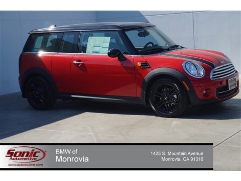 Chili Red Mini Cooper Clubman.  Click to enlarge.