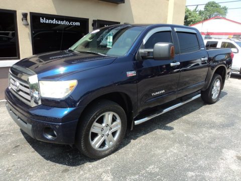 Nautical Blue Metallic Toyota Tundra Limited CrewMax 4x4.  Click to enlarge.